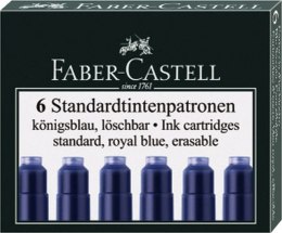 Faber Castell Naboje krótkie Faber Castell niebieski ciemny (185506)