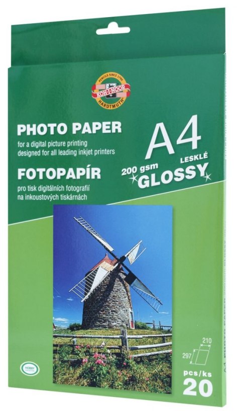 Koh-I-Noor Papier foto Koh-I-Noor A4 200g [mm:] 210x297