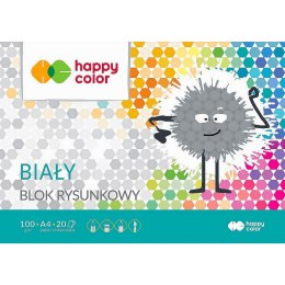 Happy Color Blok rysunkowy Happy Color A4 biały 100g 20k [mm:] 210x297 (HA 3710 2030-0)