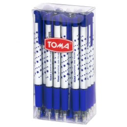 Toma Długopis Toma niebieski gwiazdki niebieski 0,5mm (TO-069)