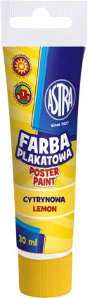 Astra Farby plakatowe Astra kolor: cytrynowy 30ml 1 kolor.