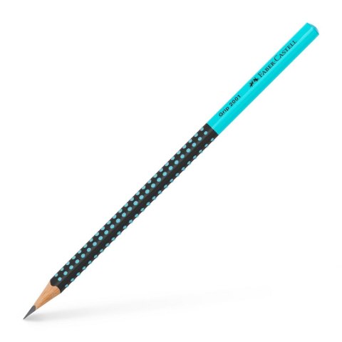 Faber Castell Ołówek Faber Castell Grip 2001 Two Tone czarny/turkusowy HB (517012 FC) Faber Castell Ołówek Faber Castell Grip 2001 Two Tone czarny/turkusowy HB (517012 FC)
