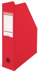 Esselte Pojemnik na dokumenty pionowy A4 czerwony karton pokryty folią [mm:] 72x318x 242 Esselte (56003)