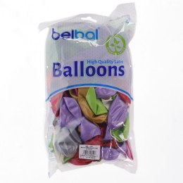 Partydeco Balon gumowy Partydeco metalizowany 100 szt mix 12cal (12m-000)