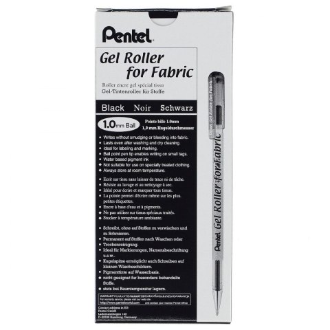 Pentel Długopis żelowy Pentel czarne 1,0mm (BN15)