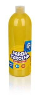 Astra Farby plakatowe Astra szkolne kolor: żółty 1000ml 1 kolor.
