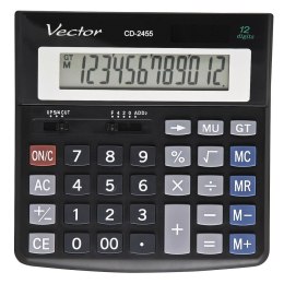 Vector Kalkulator na biurko cd2455 Vector (KAV CD-2455 BLK)