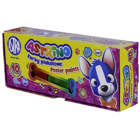 Astra Farby plakatowe Astra kolor: mix 20ml 10 kolor. (303221002)