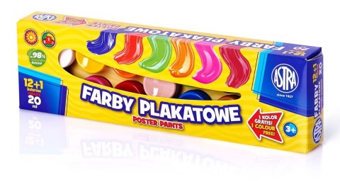 Astra Farby plakatowe Astra kolor: mix 20ml 13 kolor. (301115005)