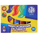 Astra Farby plakatowe Astra w tubach kolor: mix 30ml 6 kolor. (83119900)