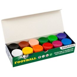 Starpak Farby plakatowe Starpak football kolor: mix 20ml 12 kolor. (437218)