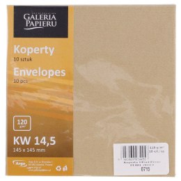 Galeria Papieru Koperta Galeria Papieru pearl złota p złoty [mm:] 145x145 (280715) 10 sztuk