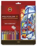Kredki ołówkowe kin kredki polycolor retro 48 kolorów 48 kol. (3826)