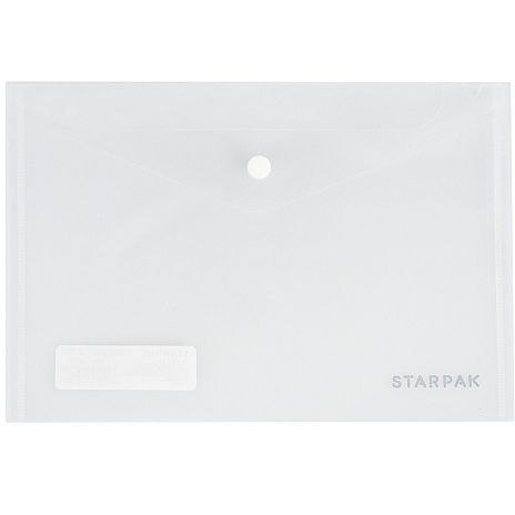 Starpak Teczka plastikowa na guzik Office A5 przezroczysta Starpak (391914) Starpak Teczka plastikowa na guzik Office A5 przezroczysta Starpak (391914)