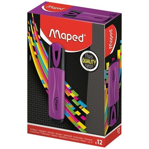 Maped Zakreślacz Maped fluo peps, fioletowy 1,0-5,0mm (742531)