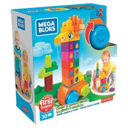 Mega Bloks Klocki plastikowe Mega Bloks Żyrafa licz i jedż (GFG19)