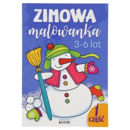 Literka Książeczka edukacyjna Zimowa malowanka część 1 Literka