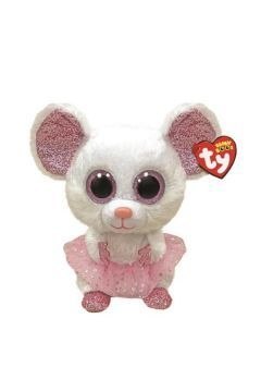 Ty Pluszak Ty Beanie Boos Nina - Biała ballerina mysz [mm:] 240 (TY36488)