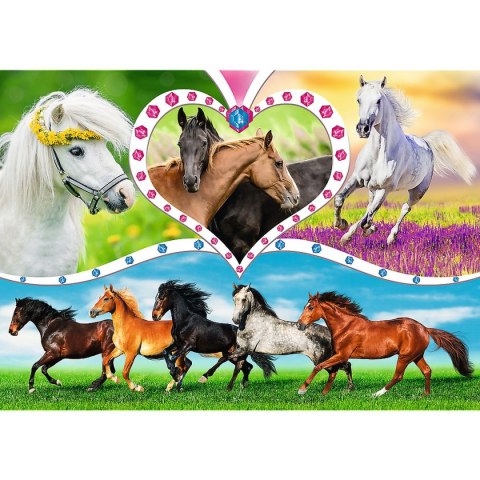 Trefl Puzzle Trefl Piękne konie 200 el. (13248) Trefl Puzzle Trefl Piękne konie 200 el. (13248)