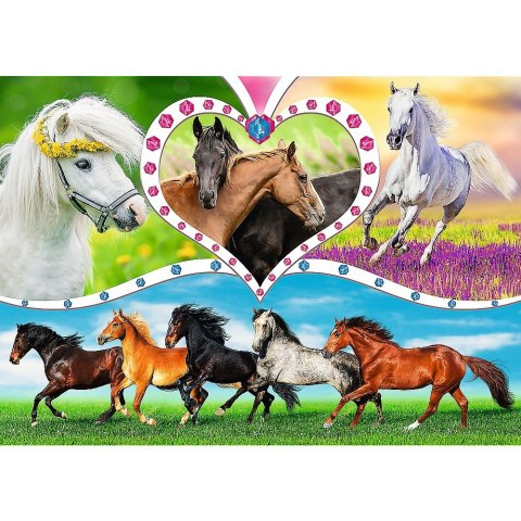 Trefl Puzzle Trefl Piękne konie 200 el. (13248) Trefl Puzzle Trefl Piękne konie 200 el. (13248)