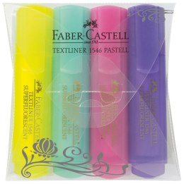 Faber Castell Zakreślacz Faber Castell Pastel, 4 kolory (FC154610)