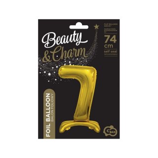 Godan Balon gumowy Godan Beauty&Charm cyfra stojąca złota złota 750mm 30cal (BC-ASZ7)