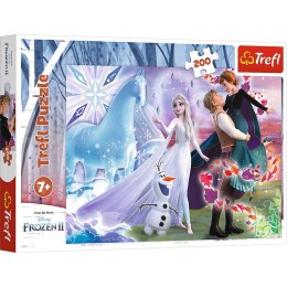 Trefl Puzzle Trefl Frozen 2 Magiczny świat sióstr 200 el. (13265)