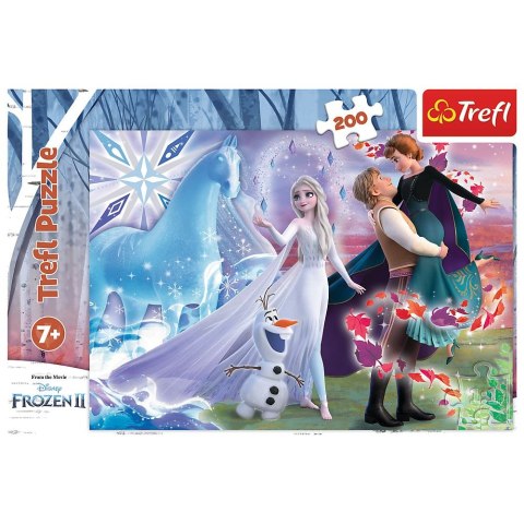 Trefl Puzzle Trefl Frozen 2 Magiczny świat sióstr 200 el. (13265)