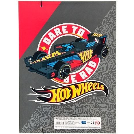 Starpak Teczka kartonowa na gumkę Hot Wheels St A4 różnokolorowy Starpak (337292)