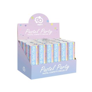 Godan Konfetti Godan pastel party, kółeczka papierowe miks, 15 cm (JC-KPPP15)