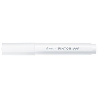 Pilot Marker specjalistyczny Pilot PINTOR biały Fmm okrągła końcówka (PISW-PT-F-W)