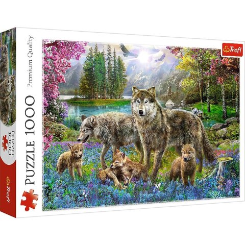 Trefl Puzzle Trefl Wilcza rodzina 1000 el. (10558)