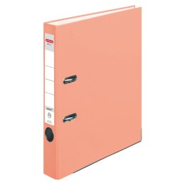 Herlitz Segregator dźwigniowy Herlitz Q.file protect A4 50mm łososiowy (50028498)