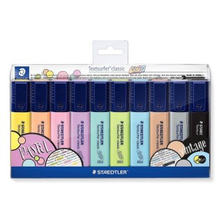 Staedtler Zakreślacz Staedtler Classic Colors/ Vintage mix 1-5mm (S364 CWP10)
