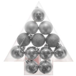 Arpex Bombki komplet w choince (12 szt.) srebrne plastik Arpex (BN7889ZLO-7865)