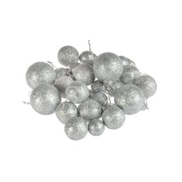 Arpex Bombki mix 2-4cm srebrne plastik Arpex (BN6431SRE-7598)