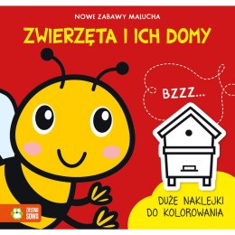 Zielona Sowa Książeczka edukacyjna Zielona Sowa Nowe zabawy malucha Zwierzęta i ich domy