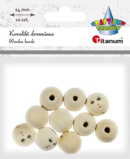 Titanum Ozdoba drewniana Titanum Craft-Fun Series koraliki (22TH401-4)