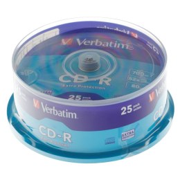 Verbatim Płyta cd Verbatim CD-R cake 25 700MB x52