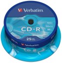 Verbatim Płyta cd Verbatim CD-R cake 25 700MB x52