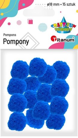 Titanum Pompony Titanum Craft-Fun Series chabrowy 15 szt