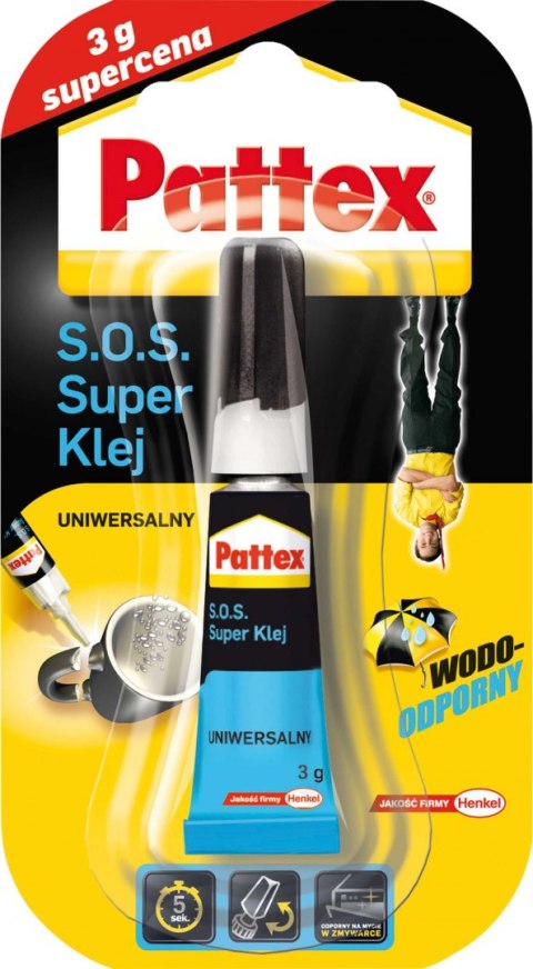 Pattex Klej błyskawiczny Pattex SOS standard 3g (HEPA1692510)