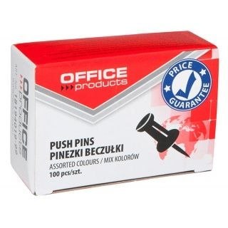 Office Products Pinezki Office Products beczułki kolor: mix 100 szt (18194019-99)