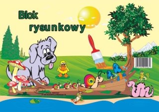 Protos Blok rysunkowy Protos A4 biały 80g 100k [mm:] 297x210