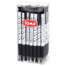 Toma Długopis Toma czarny gwiazdki czarny 0,5mm (TO-069 3 2)