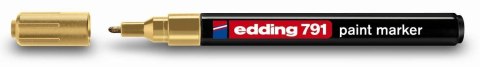 Edding Marker olejowy Edding 791, złoty 1,0-2,0mm płaska/szpic końcówka