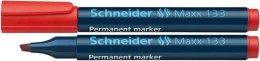 Schneider Marker permanentny Schneider Maxx 133, czerwony 1,0-3,0mm ścięta końcówka (SR113302)