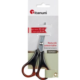 Titanum Nożyczki Titanum bursztynowe 12cm (S04003)
