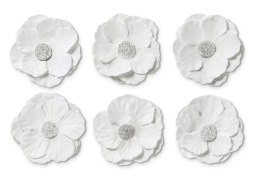 Galeria Papieru Ozdoba papierowa Galeria Papieru kwiaty samoprzylepne clematis białe (252014)