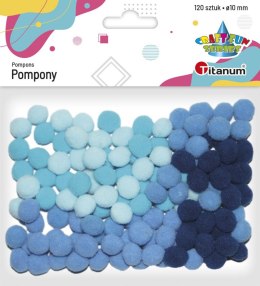 Titanum Pompony Titanum Craft-Fun Series niebieski 120 szt (282924)